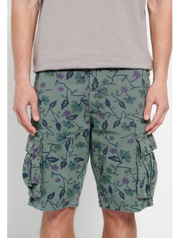cargo βερμούδα με all over τύπωμα