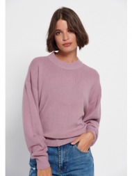 fine knit πουλόβερ με στρογγυλή λαιμόκοψη