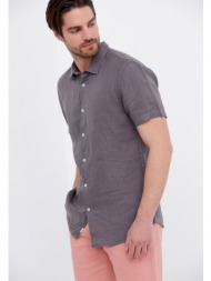 κοντομάνικο λινό ...