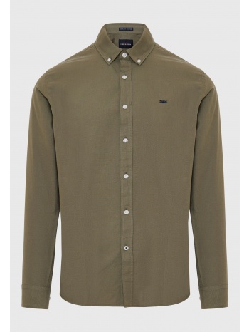 essential πουκάμισο με κεντημένο logo