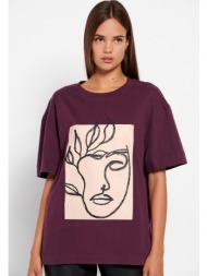 oversized t-shirt με τύπωμα