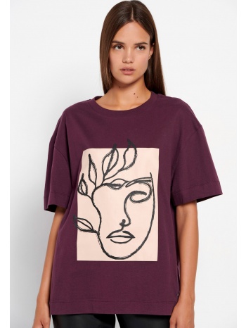 oversized t-shirt με τύπωμα