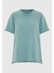 garment dyed t-shirt με raw edges