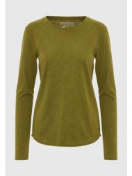 μακρυμάνικη μπλούζα με στρογγυλή λαιμόκοψη