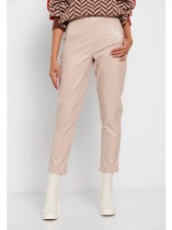 γυναικείο casual παντελόνι από οικολογικό δέρμα (pu)