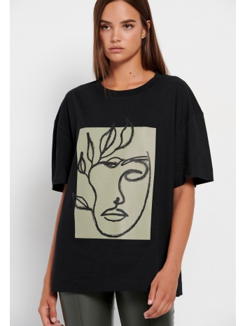 oversized t-shirt με τύπωμα