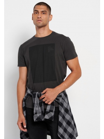 relaxed fit t-shirt με τύπωμα στο στήθος