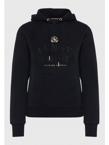 φούτερ με κουκούλα και κέντημα