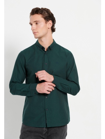 essential πουκάμισο με κεντημένο logo