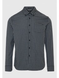 ανδρικό καρό πουκάμισο με τσέπη