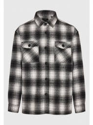 oversized καρό flannel overshirt πουκάμισο