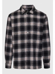 oversized καρό overshirt πουκάμισο