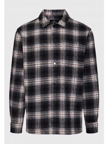 oversized καρό overshirt πουκάμισο