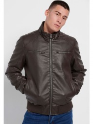 biker μπουφάν από οικολογικό δέρμα (pu)