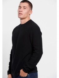 casual πλεκτή μπλούζα με ...