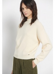 fine knit πουλόβερ με ψηλό λαιμό
