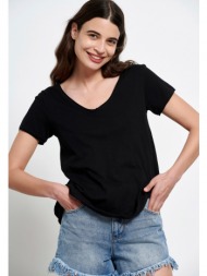 essential t-shirt με άνοιγμα v