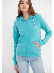 ζακέτα φούτερ με κεντητό ...