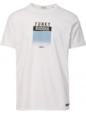 t-shirt από οργανικό βαμβάκι με funky buddha τύπωμα