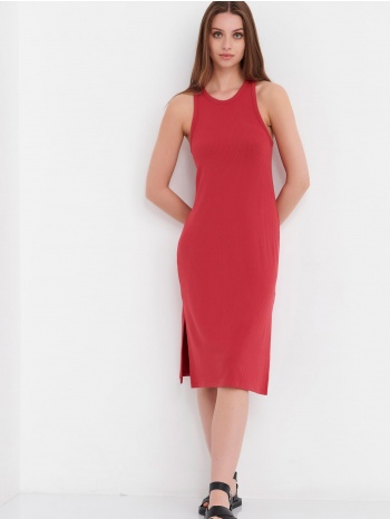 maxi φόρεμα με σκίσιμο στο πλάι