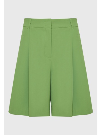 loose fit σορτς με μονή πιέτα στη μέση