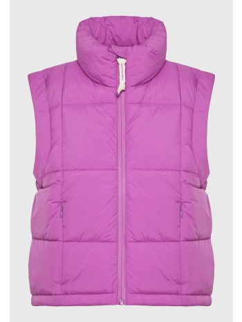 γυναικείο cropped αμάνικο μπουφάν