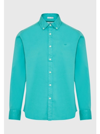 ανδρικό βαμβακερό πουκάμισο garment dyed