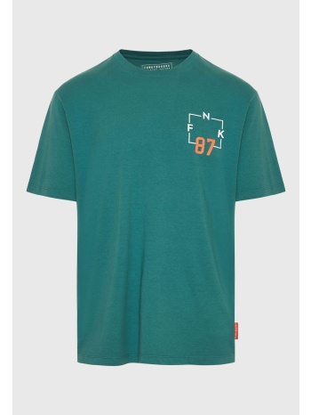 relaxed fit t-shirt με text artwork τύπωμα στην πλάτη