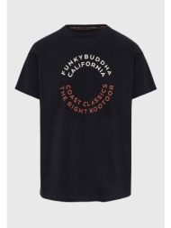 t-shirt με text artwork τύπωμα στο στήθος