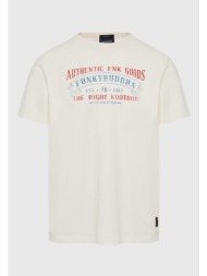 t-shirt με vintage text artwork τύπωμα