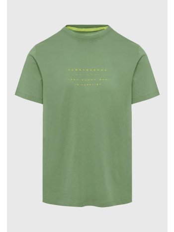 t-shirt με text artwork τύπωμα