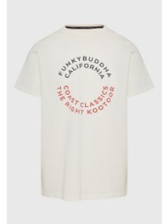 t-shirt με text artwork τύπωμα στο στήθος