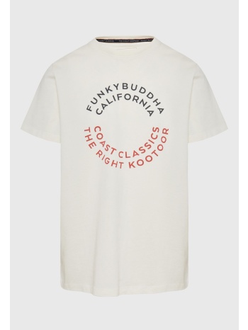 t-shirt με text artwork τύπωμα στο στήθος