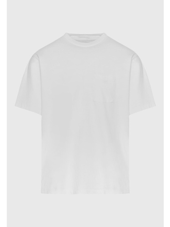 relaxed fit t-shirt με τσέπη στο στήθος