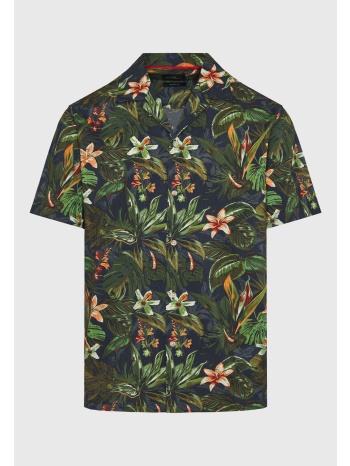 relaxed fit resort πουκάμισο με all over τύπωμα