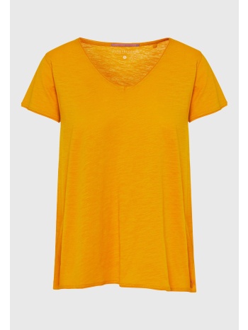 γυναικείο v-neck μονόχρωμο t-shirt - the essentials