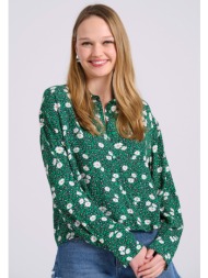 γυναικείο loose fit πουκάμισο με all over τύπωμα