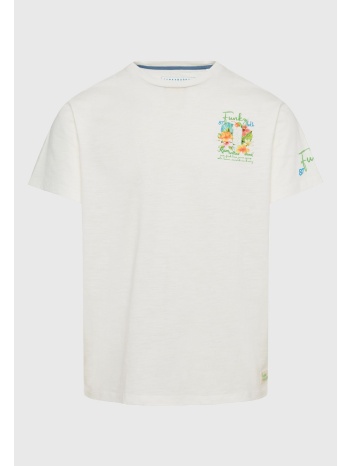 t-shirt με graphic τύπωμα στο στήθος