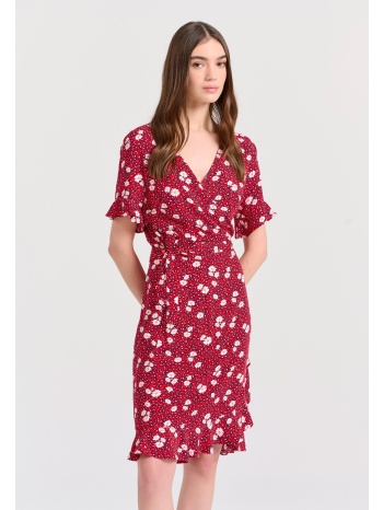 mini κρουαζέ φόρεμα με all over τύπωμα