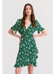 mini κρουαζέ φόρεμα με all over τύπωμα