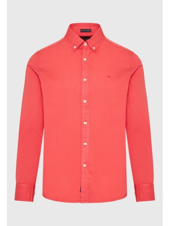 ανδρικό βαμβακερό πουκάμισο garment dyed