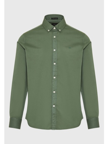 ανδρικό βαμβακερό πουκάμισο garment dyed