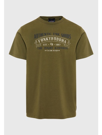 t-shirt με vintage text artwork τύπωμα