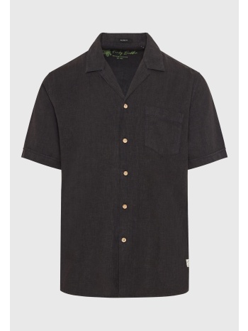 relaxed fit πουκάμισο από λινό και τεχνητό μετάξι