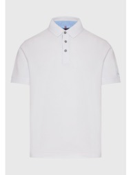 μπλούζα πόλο με κέντημα στο μανίκι