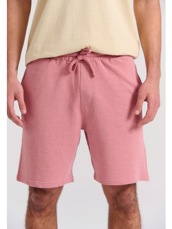 loose tapered fit αθλητική βερμούδα σε vintage look