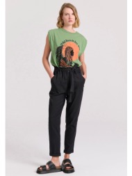 lyocell blend cropped ...