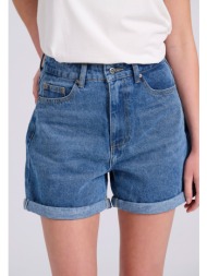 γυναικείο τζιν σορτς με ρεβέρ