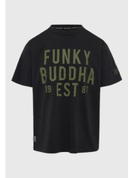 relaxed fit t-shirt με funky buddha τύπωμα