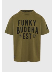 relaxed fit t-shirt με funky buddha τύπωμα